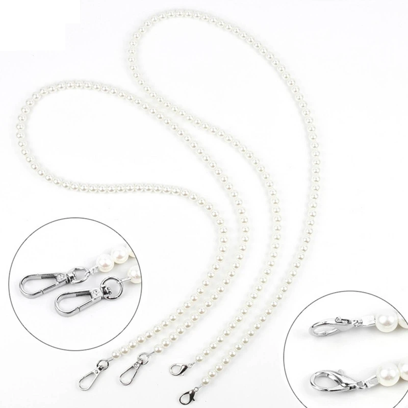 Y166 Artificial Pearl Replacement Belt for Phone Purse Handbag Shoulder Crossbody Bags with Swivel Hooks DIY Craft Making Bag
Y166 Artificial Pearl Replacement Belt for Phone Purse Handbag Shoulder Crossbody Bags with Swivel Hooks DIY Craft Making Bag