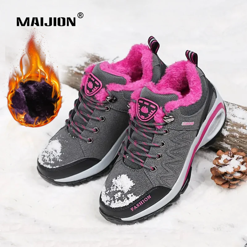 Winter Women Trekking Shoes Plush Warm Hiking Sneakers Female Non-slip Mountain Boot Waterproof Outdoor Sport Climbing Tourism
Winter Women Trekking Shoes Plush Warm Hiking Sneakers Female Non-slip Mountain Boot Waterproof Outdoor Sport Climbing Tourism