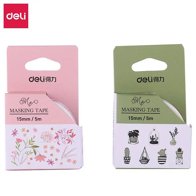 1PCS Deli HZ023 15mmx5m Decorative Tape solid Paper washi tape Scrapbooking Sticker Label Masking Tape kinds of patterns
1PCS Deli HZ023 15mmx5m Decorative Tape solid Paper washi tape Scrapbooking Sticker Label Masking Tape kinds of patterns