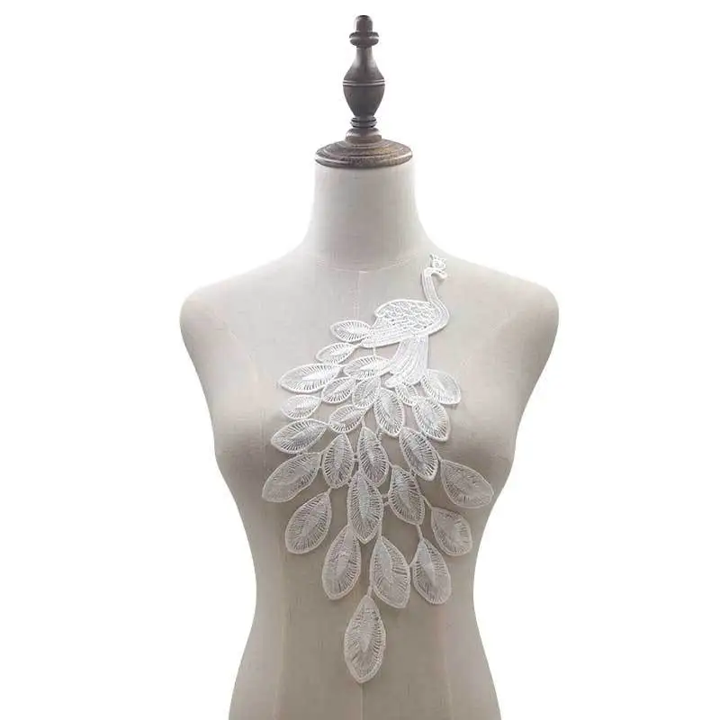 Water-soluble Lace Cloth Stickers Embroidery patch Applique Peacock Pattern Hollow Embroidery DIY Lace Garment Accessories
Water-soluble Lace Cloth Stickers Embroidery patch Applique Peacock Pattern Hollow Embroidery DIY Lace Garment Accessories