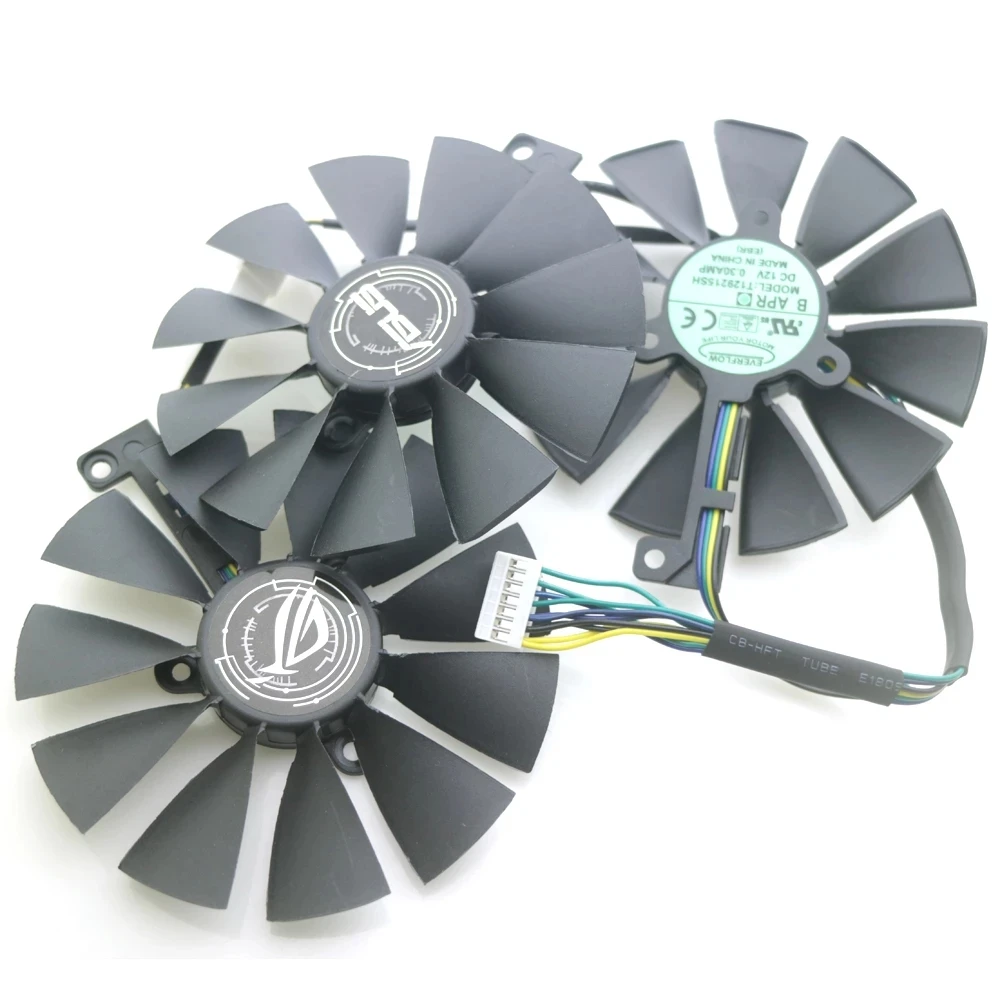 New 88mm T129215SH DC 12V 0.30AMP Cooling Fan For ASUS ROG-STRIX- RTX2080ti 2080 RTX2070 RTX2060 Graphics Card Fan
New 88mm T129215SH DC 12V 0.30AMP Cooling Fan For ASUS ROG-STRIX- RTX2080ti 2080 RTX2070 RTX2060 Graphics Card Fan