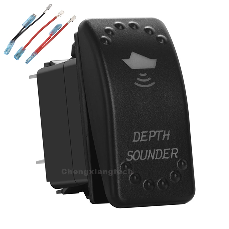 Depth Sounder White Led Rocker Switch 3P SPST ON/OFF 12v/24v overload protection+Jumper Wires Set Car Boat Trucks Waterproof
Depth Sounder White Led Rocker Switch 3P SPST ON/OFF 12v/24v overload protection+Jumper Wires Set Car Boat Trucks Waterproof
