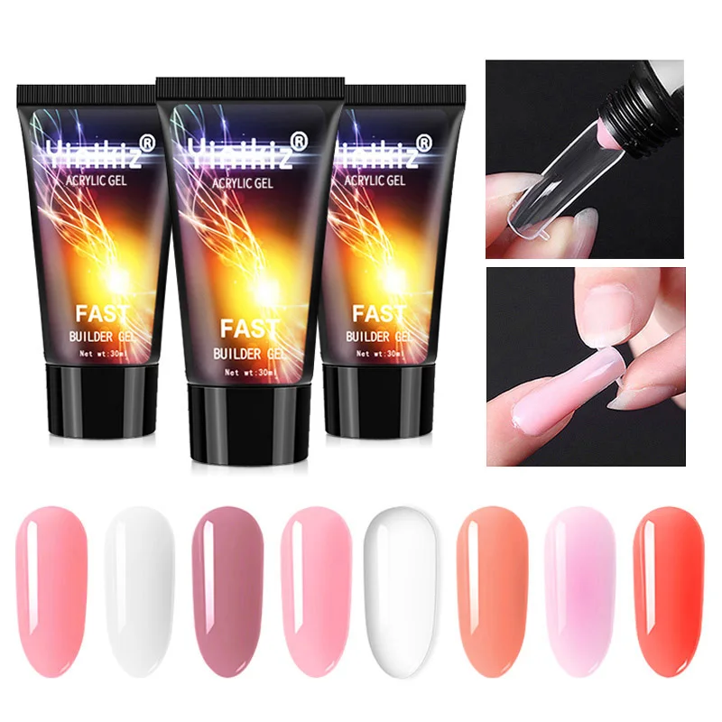 Yinikiz New Poly Extension Nail Gel Finger Extension UV Hard Gel 30g Quick Building Gel Varnish High Quality Acrylic Gel
Yinikiz New Poly Extension Nail Gel Finger Extension UV Hard Gel 30g Quick Building Gel Varnish High Quality Acrylic Gel