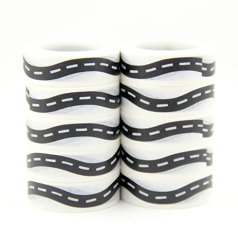 New 10pcs/set 15MM*10M Black Railway Washi Tape washi stickers DIY Scrapbooking Masking Tape School Office Supply
New 10pcs/set 15MM*10M Black Railway Washi Tape washi stickers DIY Scrapbooking Masking Tape School Office Supply