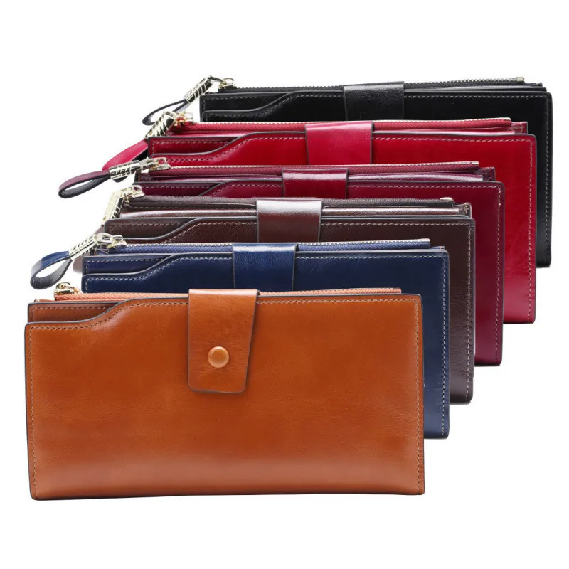 Fashion Genuine Leather Women Purses Female Leather Wallet Cell Phone Pocket Long Women Purse Hasp Lady Bags Card Holder
Fashion Genuine Leather Women Purses Female Leather Wallet Cell Phone Pocket Long Women Purse Hasp Lady Bags Card Holder