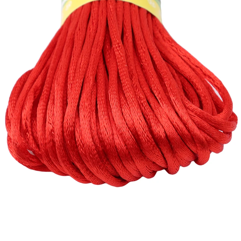 20M/Lot Satin Cords String Cord Nylon Rope Accessary&Findings For Baby Silicone Teething Bead Necklace Jewelry Cord Dental Care
20M/Lot Satin Cords String Cord Nylon Rope Accessary&Findings For Baby Silicone Teething Bead Necklace Jewelry Cord Dental Care