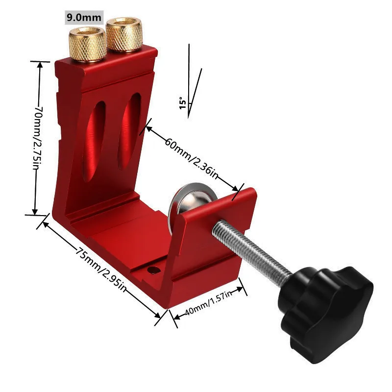 Woodworking Oblique Hole Manual Locking Fixture Locator Jig Kit 15 Degree Angle Drill Guide Set Hole Puncher Adjustable DIY Tool
Woodworking Oblique Hole Manual Locking Fixture Locator Jig Kit 15 Degree Angle Drill Guide Set Hole Puncher Adjustable DIY Tool