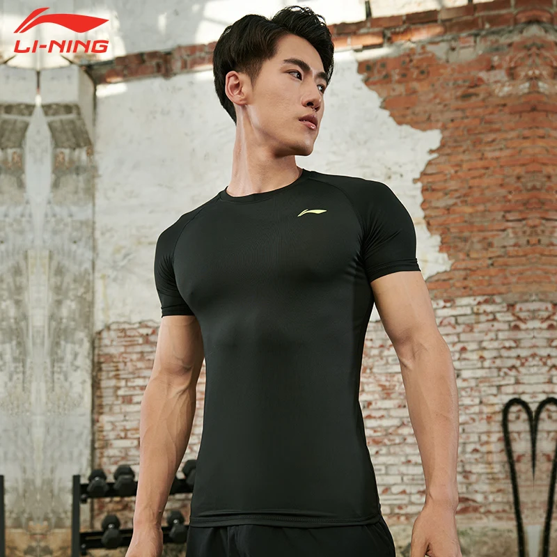 Футболка Li Ning мужская с коротким рукавом, дышащая быстросохнущая одежда для фитнеса и бега
Футболка Li Ning мужская с коротким рукавом, дышащая быстросохнущая одежда для фитнеса и бега
