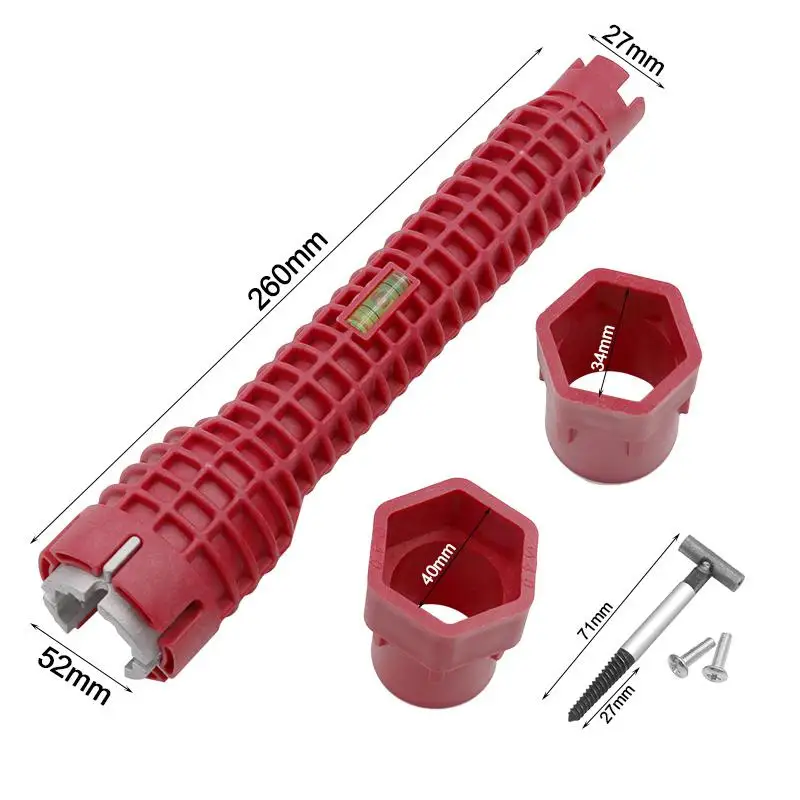Faucet Sink Installer Wrench Anti-Slip Handle Double Head Wrench Tool Long Design Wrench Tools 
Faucet Sink Installer Wrench Anti-Slip Handle Double Head Wrench Tool Long Design Wrench Tools