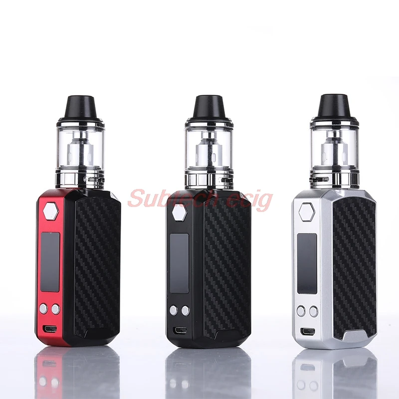 Electronic Cigarette 80w Vape Mods Starter Kits 2200mAh Battery Box Mod 0.5ohm 2.5ml 510 Tank Atomizer E Cigarette Vape pen Kit