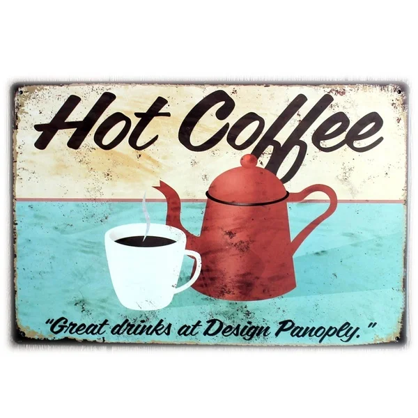 Vintage Retro Wall Decor Tin Signs,Hot Coffee Decorative Metal Sign for Home,Pub,Cafe
Vintage Retro Wall Decor Tin Signs,Hot Coffee Decorative Metal Sign for Home,Pub,Cafe