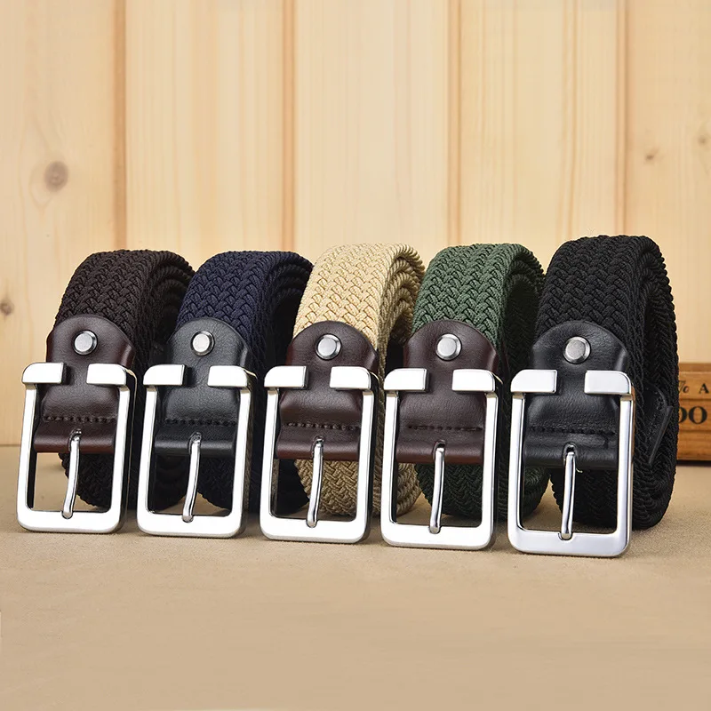 new style Men/female High quality canvas Waist Belt Ladies Stretch Braided Elastic Belts casual metal pin buckle Plain Webbing
new style Men/female High quality canvas Waist Belt Ladies Stretch Braided Elastic Belts casual metal pin buckle Plain Webbing