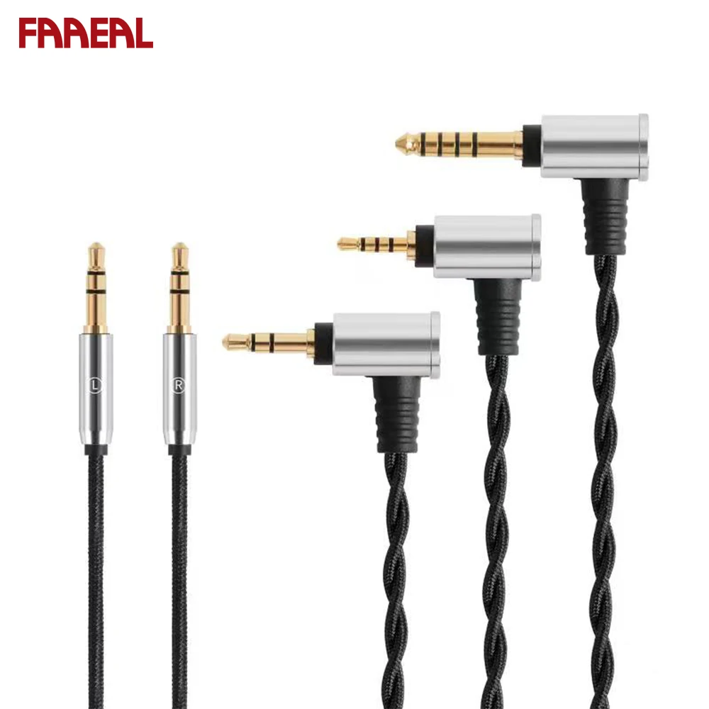 FAAEAL Replacement Cable For Hifiman SUNDARA Ananda 2.5mm/3.5mm/4.4mm Upgrade Cable For HE4XX/HE-400i/HE560/HE-350 etc 
FAAEAL Replacement Cable For Hifiman SUNDARA Ananda 2.5mm/3.5mm/4.4mm Upgrade Cable For HE4XX/HE-400i/HE560/HE-350 etc