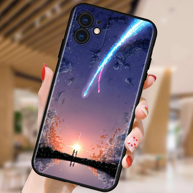 Anime Your Name For Apple iPhone 12 11 XS Pro Max Mini XR X 8 7 6 6S Plus 5 SE Black Phone Case
Anime Your Name For Apple iPhone 12 11 XS Pro Max Mini XR X 8 7 6 6S Plus 5 SE Black Phone Case