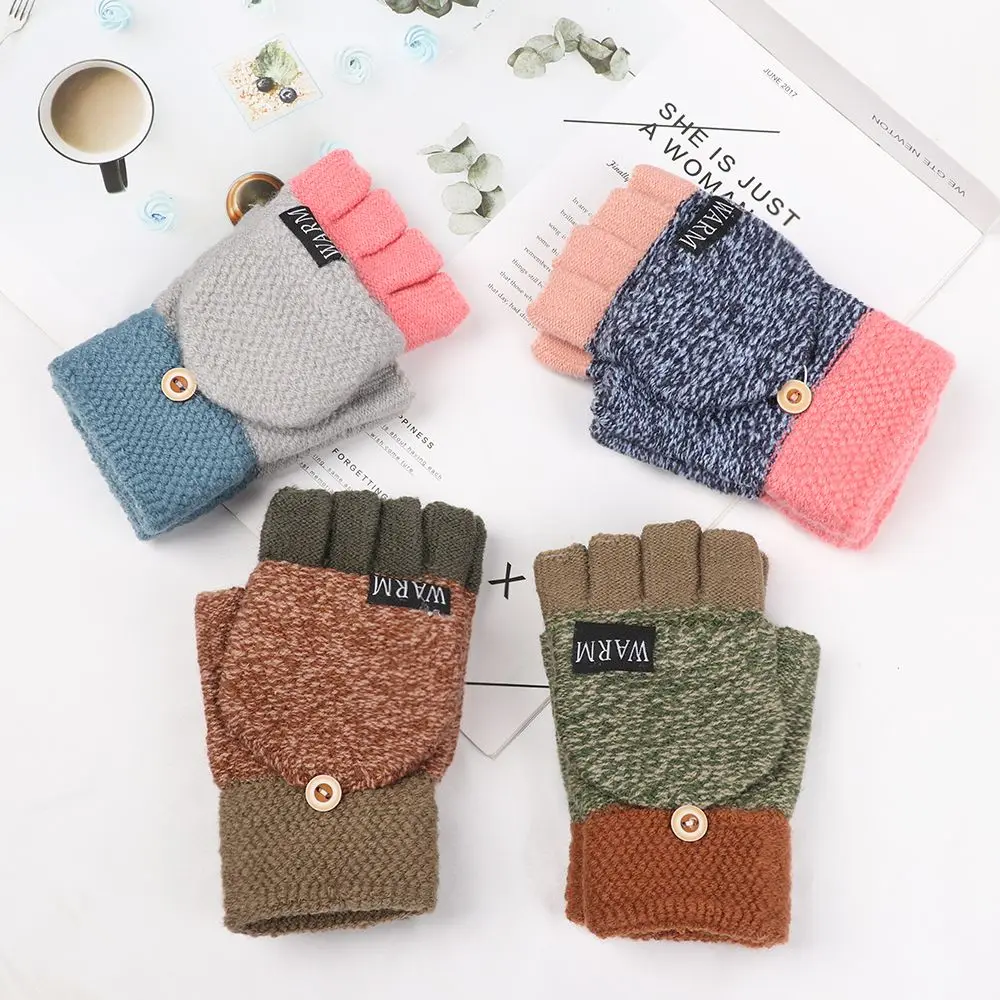 Fingerless Fashion Flexible Exposed Finger Half-finger Gloves Winter Warm Mittens Thickening Wool Gloves Knitted Glove
Fingerless Fashion Flexible Exposed Finger Half-finger Gloves Winter Warm Mittens Thickening Wool Gloves Knitted Glove