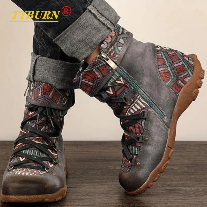 Ladies Ladies Vintage Bohemian Style Ankle Lace Up Boots Botas Muje Casual Shoes Ladies Winter Boots Botas Mujer Invierno 2020
Ladies Ladies Vintage Bohemian Style Ankle Lace Up Boots Botas Muje Casual Shoes Ladies Winter Boots Botas Mujer Invierno 2020