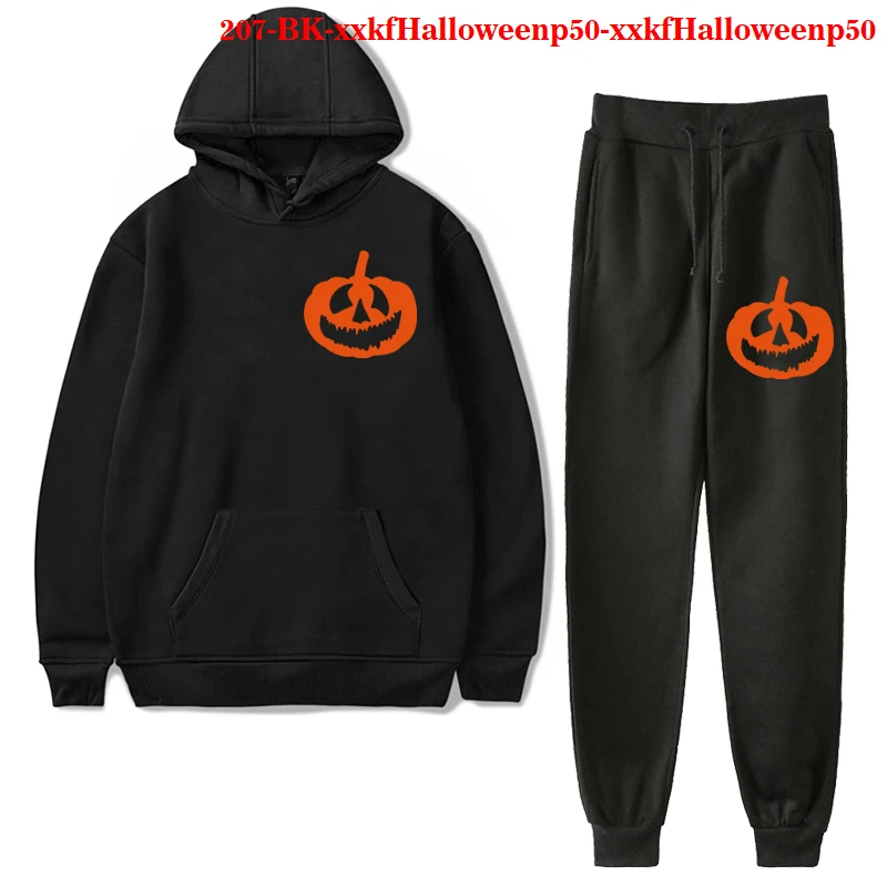 Halloween Women Clothes Horror Skull Pumpkin Print Male Tracksuit Pocket Hoodie Trousers 2pc Set Women Punk Suit Plus Size Tops
Halloween Women Clothes Horror Skull Pumpkin Print Male Tracksuit Pocket Hoodie Trousers 2pc Set Women Punk Suit Plus Size Tops