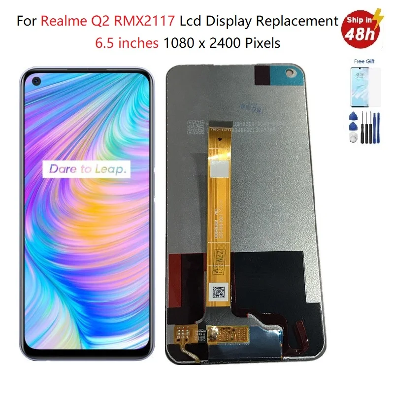 6.5 Inch Lcd for Realme Q2 LCD RMX2117 Display Touch Screen Panel Digitizer for Realme Q2 Display Realme Q2 RMX2117 LCD Screen
6.5 Inch Lcd for Realme Q2 LCD RMX2117 Display Touch Screen Panel Digitizer for Realme Q2 Display Realme Q2 RMX2117 LCD Screen