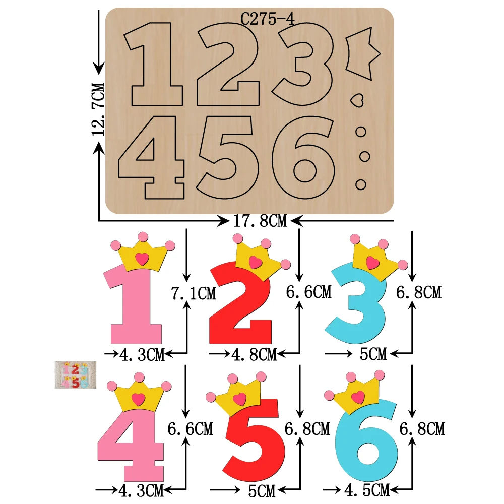 New Happy birthday, 1-6 Wooden die Scrapbooking C-275-4 Cutting Dies
New Happy birthday, 1-6 Wooden die Scrapbooking C-275-4 Cutting Dies