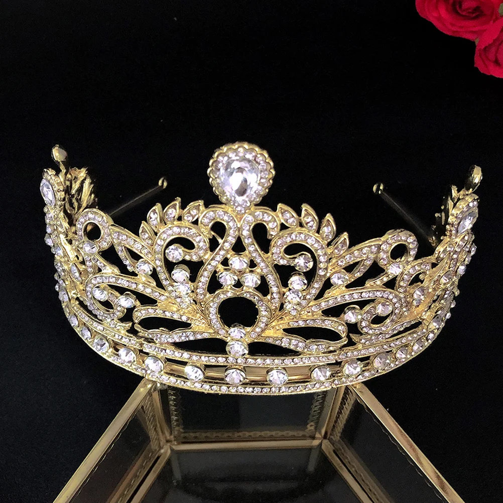 Luxury Elegant Bride Headdress Crystal Crown Headdress Wedding Dress Party Hair Styling Accessories
Luxury Elegant Bride Headdress Crystal Crown Headdress Wedding Dress Party Hair Styling Accessories
