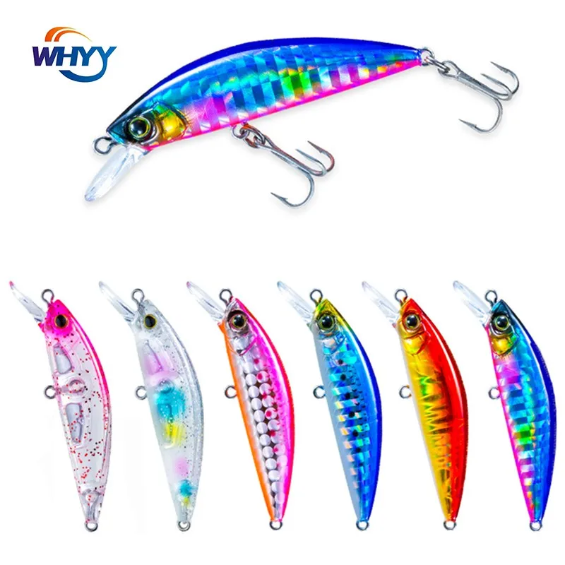 WHYY Luya Bait Submerged Micro Matter Mino Fresh Water Slowly Sunk 50mm 6G Hard Bait Fishing Cocked Metal Lure Fishing Lures
WHYY Luya Bait Submerged Micro Matter Mino Fresh Water Slowly Sunk 50mm 6G Hard Bait Fishing Cocked Metal Lure Fishing Lures
