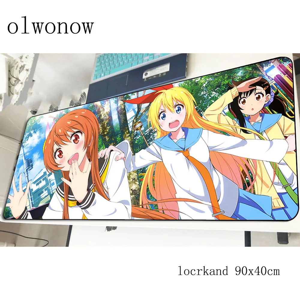 Nisekoi pad mouse computer gamer Miyamoto Ruri mouse pad 900x400x3mm padmouse Tachibana Marika mousepad gadget office desk mats
Nisekoi pad mouse computer gamer Miyamoto Ruri mouse pad 900x400x3mm padmouse Tachibana Marika mousepad gadget office desk mats