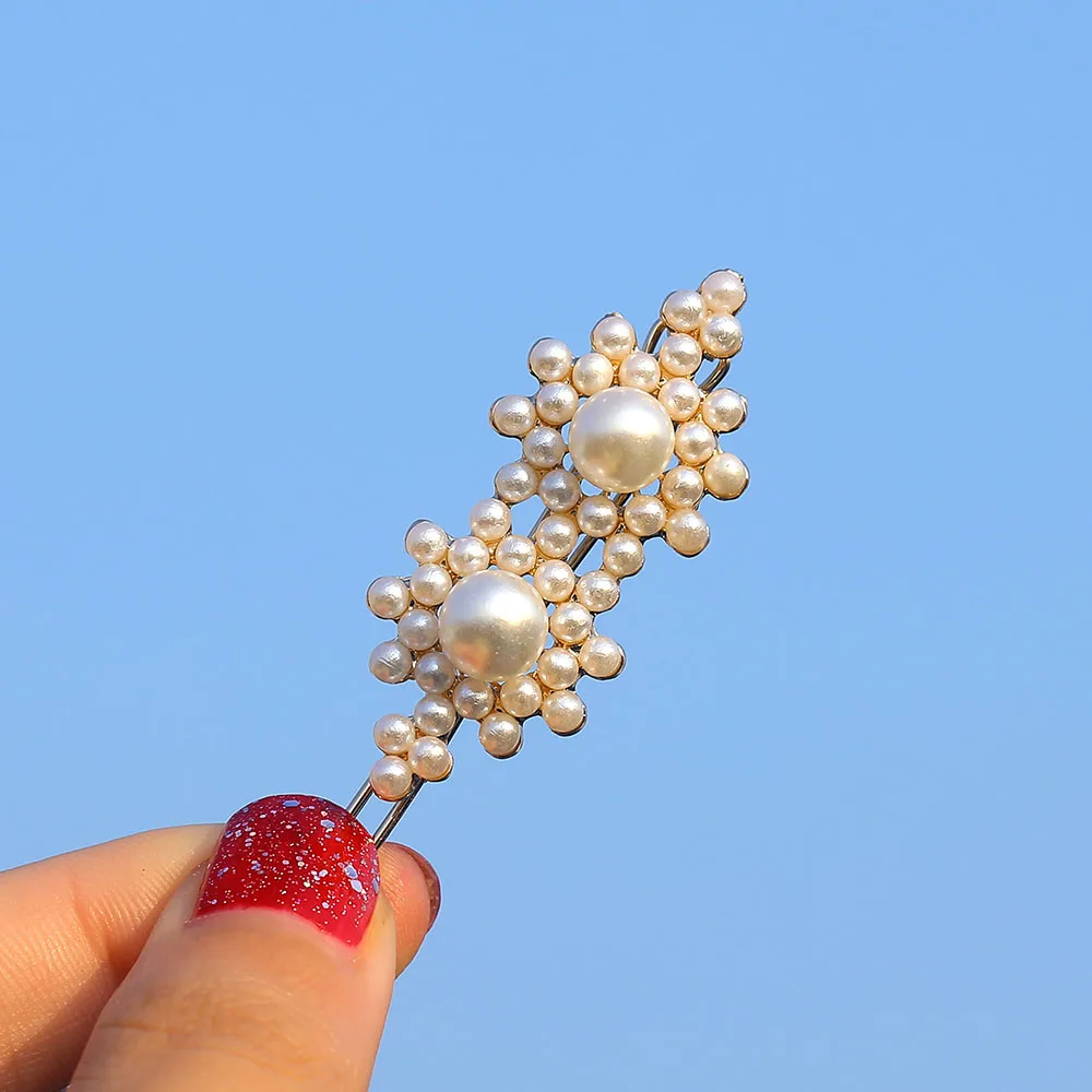 1PCS Fashion Pearl Imitation Beads Hair Clip For Women Barrette Handmade Pearl Flower Stick Hairpin Hair Styling Accessories
1PCS Fashion Pearl Imitation Beads Hair Clip For Women Barrette Handmade Pearl Flower Stick Hairpin Hair Styling Accessories