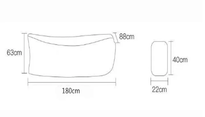 Creative Outdoor Inflatable Sofa Mat Lazy Bag Waterproof Ultralight Beach Sleeping Air Bed Sun Louger Chair Garden Furniture
Creative Outdoor Inflatable Sofa Mat Lazy Bag Waterproof Ultralight Beach Sleeping Air Bed Sun Louger Chair Garden Furniture