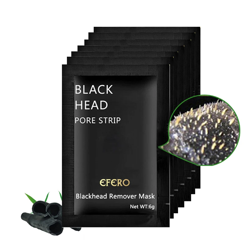 

20-200packs Peel Off Black Face Mask Blackhead Remover Acne Treatment Nose Oil-control Pore Strip Cleanser Face Mask Skin Care