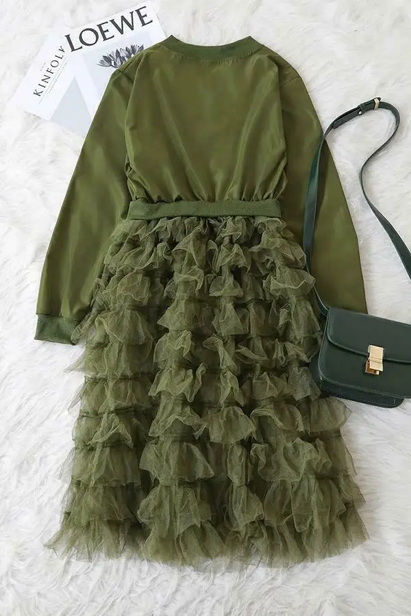 Autumn Women Long Sleeve Zipper Jackets Mesh Lace Patchwork Coat Long Jacket Casual Outerwear
Autumn Women Long Sleeve Zipper Jackets Mesh Lace Patchwork Coat Long Jacket Casual Outerwear