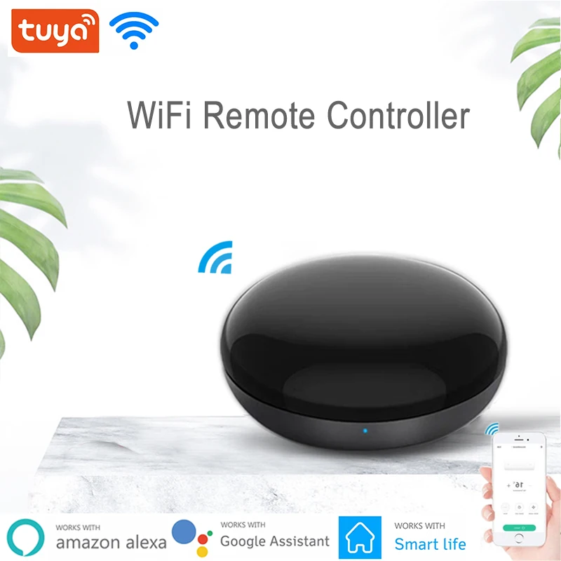 Tuya Smart Life WiFi IR Remote Controller Wireless Hub Smart Home Automation Air Conditioning TV Box Work With Alexa Google Home
Tuya Smart Life WiFi IR Remote Controller Wireless Hub Smart Home Automation Air Conditioning TV Box Work With Alexa Google Home
