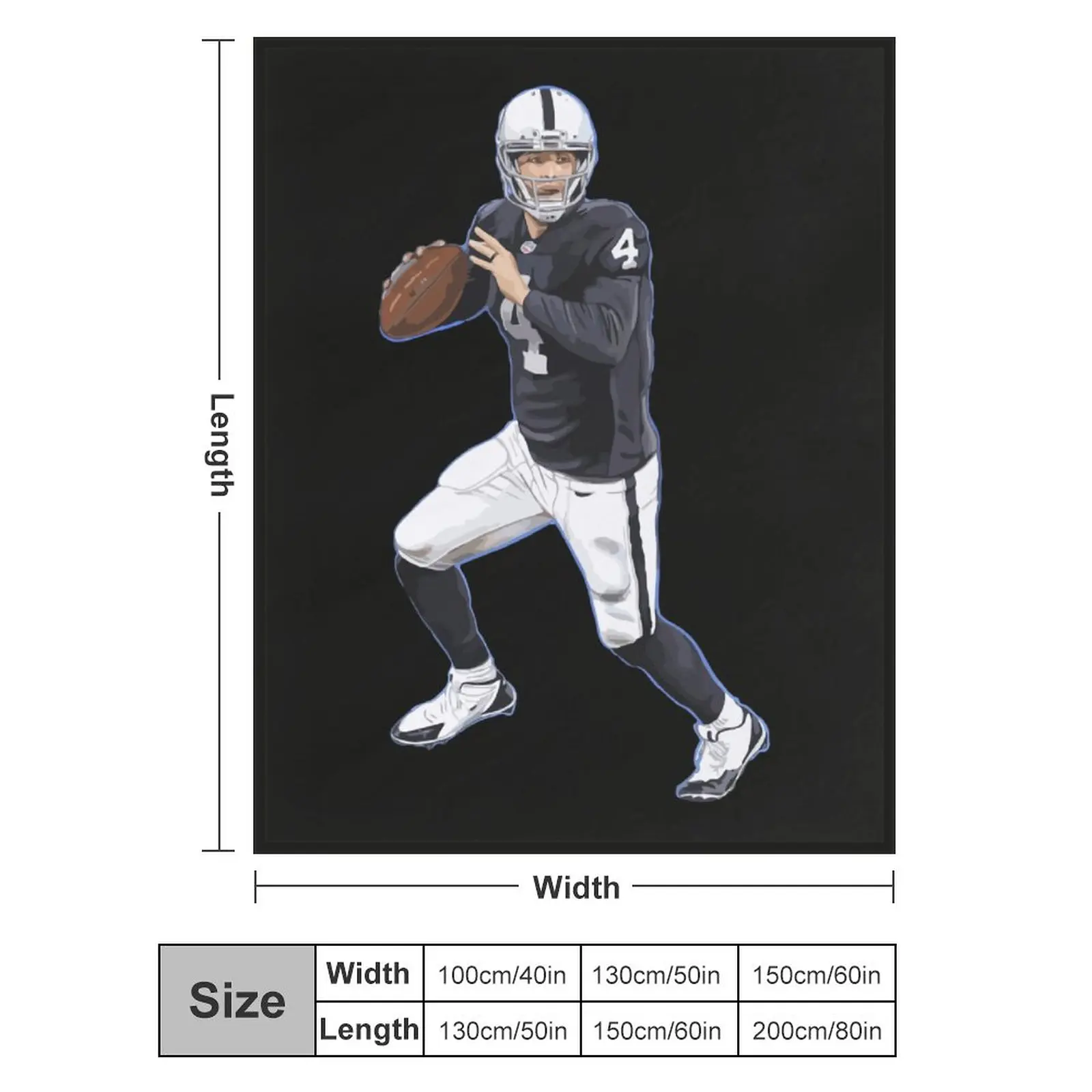 Blanket 4 Derek Carr (3) Ultra Soft Micro Fleece Cozy Lightweight Microfiber Flannel All Season Living Room Bedroom Vertical
Blanket 4 Derek Carr (3) Ultra Soft Micro Fleece Cozy Lightweight Microfiber Flannel All Season Living Room Bedroom Vertical
