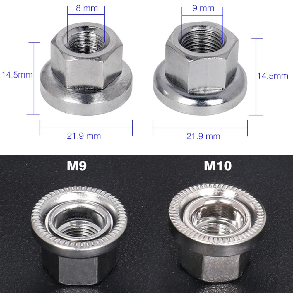2pcs Steel Nuts Bike / Cycle Wheel Axle Track Nuts Sizes M9/M10 For Dead Flying Front Rear Hubs With Anti-skid Pattern
2pcs Steel Nuts Bike / Cycle Wheel Axle Track Nuts Sizes M9/M10 For Dead Flying Front Rear Hubs With Anti-skid Pattern