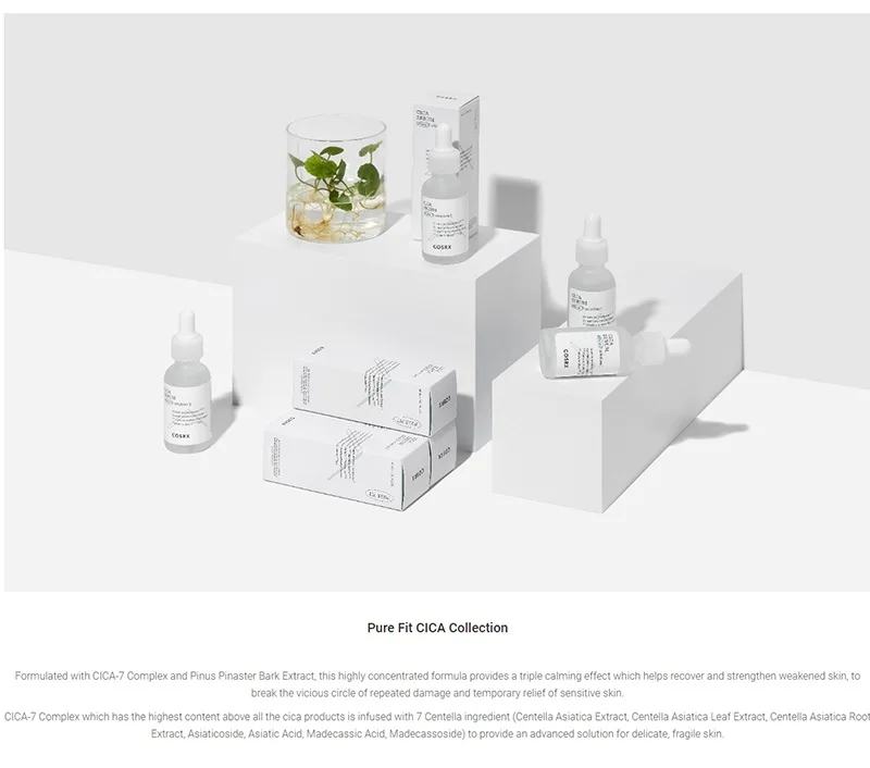 COSRX Pure Fit Cica Serum 30ml Soothing Repair Serum Shrink Pores Skin care Facial Anti-Aging Essence Original Korean cosmetics
COSRX Pure Fit Cica Serum 30ml Soothing Repair Serum Shrink Pores Skin care Facial Anti-Aging Essence Original Korean cosmetics