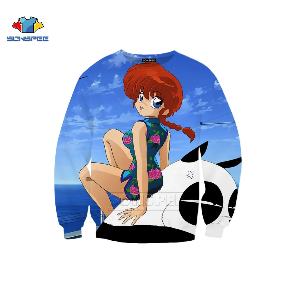 Свитшот SONSPEE Ranma с аниме-рисунком для мужчин и женщин, толстовки с 3D принтом, удобный и свободный уличный свитшот в стиле Харадзюку с рукавами...
Свитшот SONSPEE Ranma с аниме-рисунком для мужчин и женщин, толстовки с 3D принтом, удобный и свободный уличный свитшот в стиле Харадзюку с рукавами...