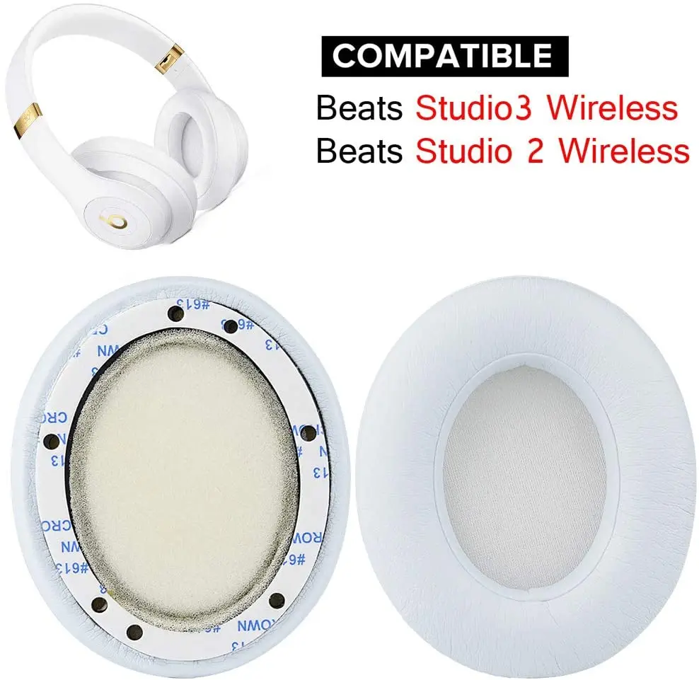 Replacement Ear Cushion Pads Muffs Parts Compatible with Beats Studio 2.0&3.0 Wireless OverEar Headphones
Replacement Ear Cushion Pads Muffs Parts Compatible with Beats Studio 2.0&3.0 Wireless OverEar Headphones