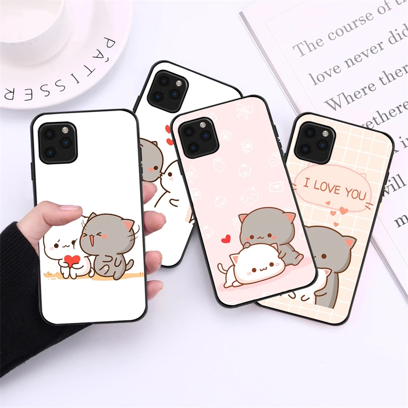 Couple Cartoon Cat Phone Case For iPhone 12 13 Mini 12 Pro Max X XR XS Max 7 8 6s Plus SE 2020 Silicone Protective Sleeve
Couple Cartoon Cat Phone Case For iPhone 12 13 Mini 12 Pro Max X XR XS Max 7 8 6s Plus SE 2020 Silicone Protective Sleeve
