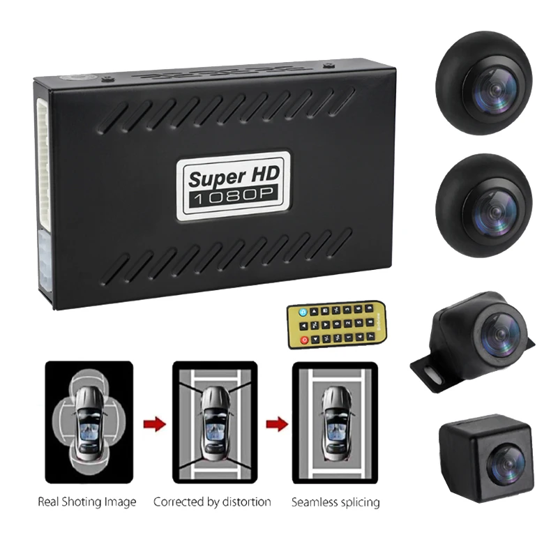 360 градусов 1080P HD Автомобильная панорамная парковочная система DVR с видом от птицы бесшовная + 4 камеры с датчиком удара
360 градусов 1080P HD Автомобильная панорамная парковочная система DVR с видом от птицы бесшовная + 4 камеры с датчиком удара