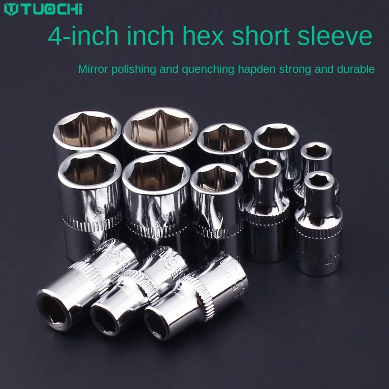 1/4 inch Drive Deep Socket Set 4-14mm 6 Point Metric Short Long Socket Ratchet Wrench Socket Set Head Sleeve Repair Tool
1/4 inch Drive Deep Socket Set 4-14mm 6 Point Metric Short Long Socket Ratchet Wrench Socket Set Head Sleeve Repair Tool