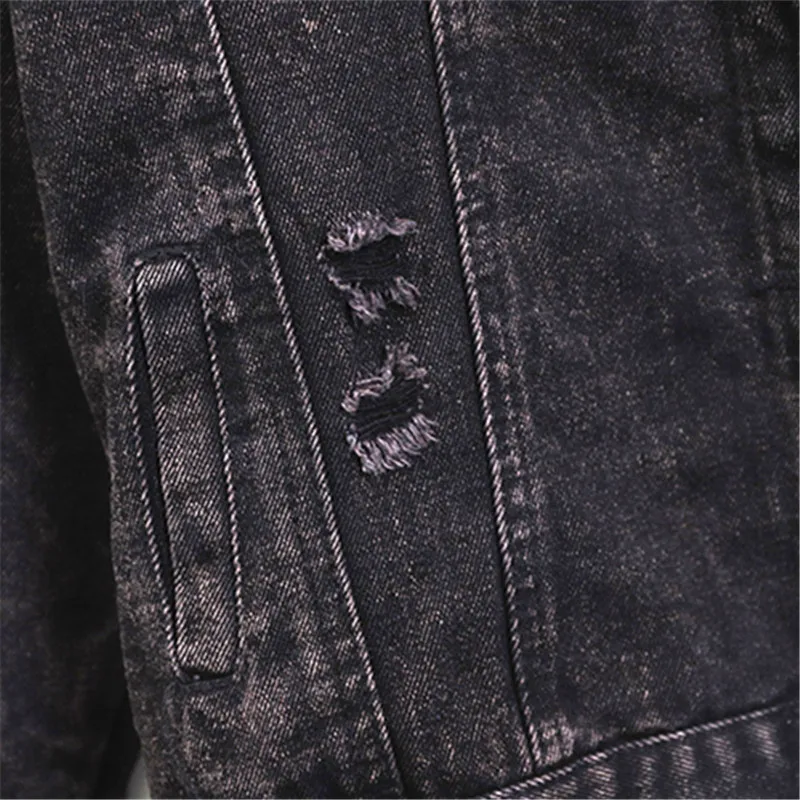 Jeans Jacket Women Streetwear Fashion Beading Sequins Black Washed Denim Jacket Female Spring Autumn Loose Short Jeans Coat
Jeans Jacket Women Streetwear Fashion Beading Sequins Black Washed Denim Jacket Female Spring Autumn Loose Short Jeans Coat