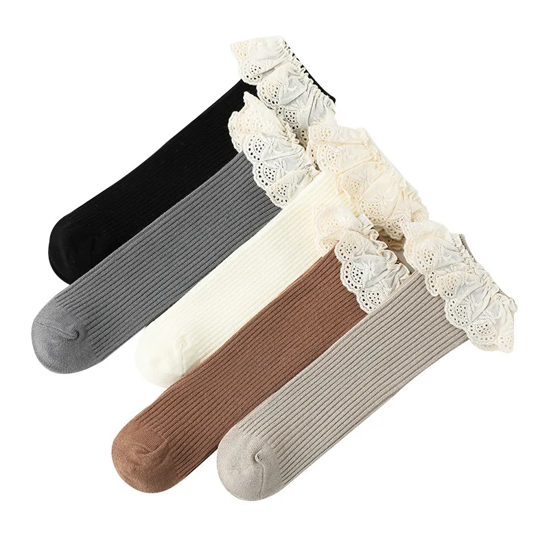 Autumn and Winter Kids Girl Lace Ruffle Middle Tube Socks Knee High Long Cotton Baby Socks Comfortable Children Princess Socks
Autumn and Winter Kids Girl Lace Ruffle Middle Tube Socks Knee High Long Cotton Baby Socks Comfortable Children Princess Socks