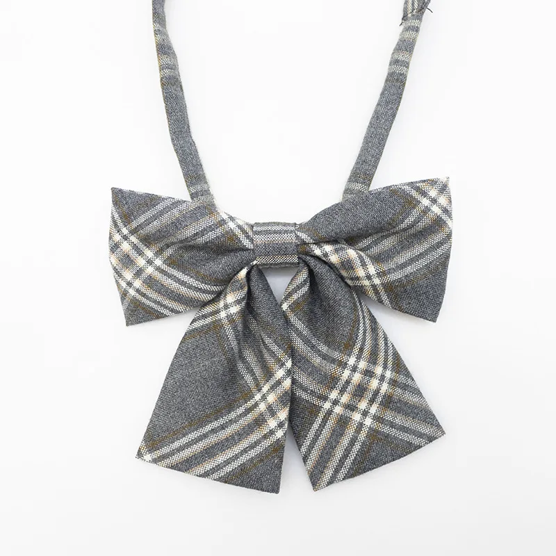 Jk Uniform Bow Tie Boxer Gray Stripes Free Buckle Male Female Japanese Check Tie School Girl Skirt Anime Schoolgirl Uniform 
Jk Uniform Bow Tie Boxer Gray Stripes Free Buckle Male Female Japanese Check Tie School Girl Skirt Anime Schoolgirl Uniform