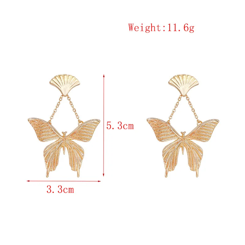 Vintage Gold Color Metal Butterfly Drop Earrings for Women Girls 2020 New Bijoux Korean Dangle Earring Party Fashion Jewelry
Vintage Gold Color Metal Butterfly Drop Earrings for Women Girls 2020 New Bijoux Korean Dangle Earring Party Fashion Jewelry