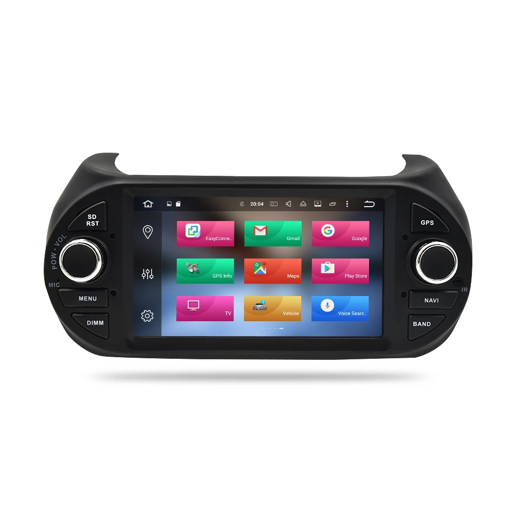 4 грамма Android 9 0 автомобильный стерео dvd головное устройство для Fiat Fiorino 2008 2015 Qubo