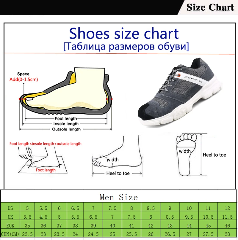 Indestructible Steel Toe Work Safety Boots New Men Anti-smashing Puncture Proof Safety Shoes Lightweight Protective Sneakers
Indestructible Steel Toe Work Safety Boots New Men Anti-smashing Puncture Proof Safety Shoes Lightweight Protective Sneakers