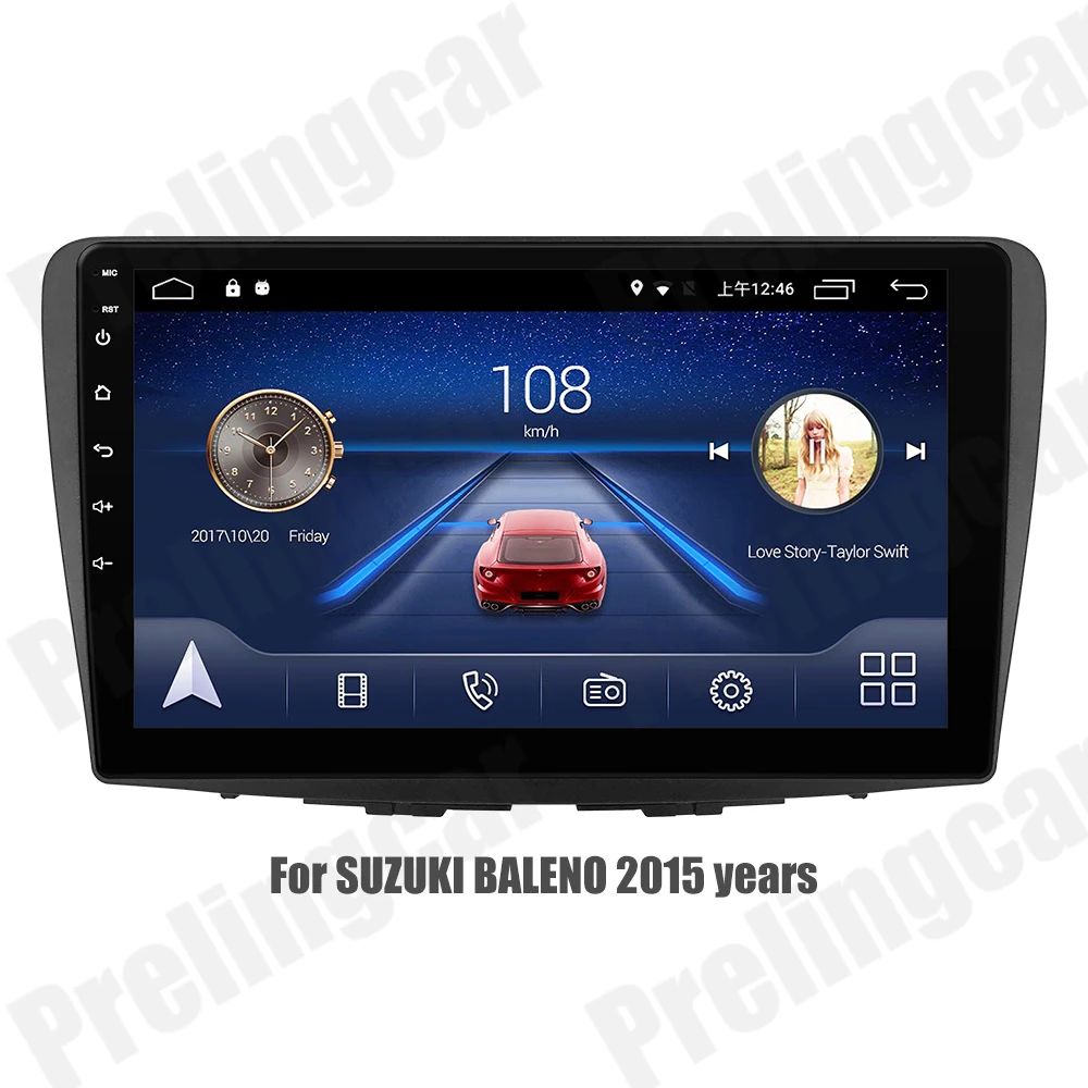 9" octa-core 1280*720 QLED screen Android 10 Car GPS multimedia Navigation for Suzuki Baleno 2015-2018 with 4G/Wifi DVR OBD
9" octa-core 1280*720 QLED screen Android 10 Car GPS multimedia Navigation for Suzuki Baleno 2015-2018 with 4G/Wifi DVR OBD