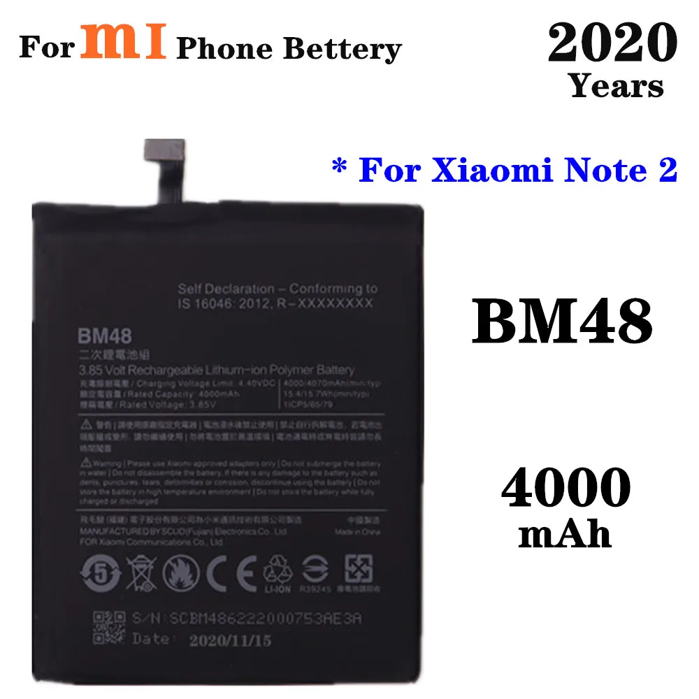 BM48 аккумулятор для телефона Xiaomi note 2 Note2 аккумулятор большой емкости 4000 мАч сменные батареи
BM48 аккумулятор для телефона Xiaomi note 2 Note2 аккумулятор большой емкости 4000 мАч сменные батареи