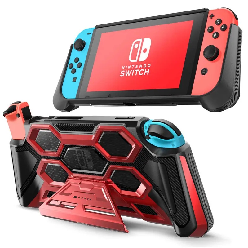 For Nintendo Switch Case MUMBA Battle Series Heavy Duty Grip Cover For Nintendo Switch Console with Comfort Padded Hand Grips
For Nintendo Switch Case MUMBA Battle Series Heavy Duty Grip Cover For Nintendo Switch Console with Comfort Padded Hand Grips