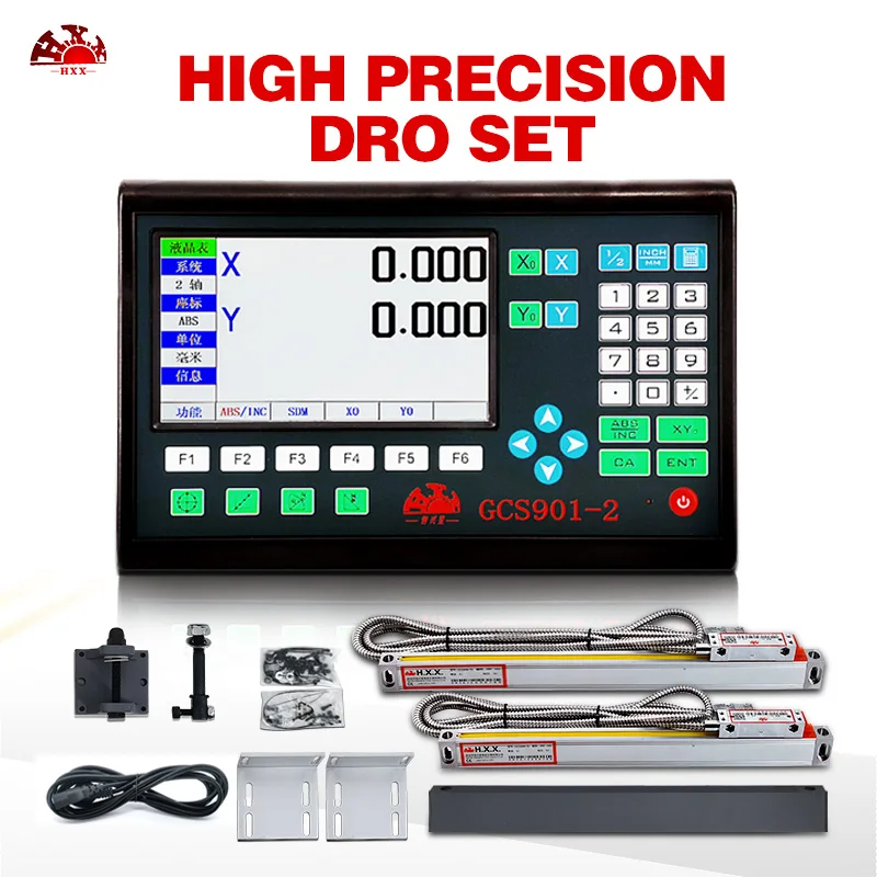 Free Shipping Complete 2-Axis LCD DRO Set Digital Display GCS901-2 With 2pcs 0-1000mm 0.005mm Linear Scales Ruler Encoder
Free Shipping Complete 2-Axis LCD DRO Set Digital Display GCS901-2 With 2pcs 0-1000mm 0.005mm Linear Scales Ruler Encoder
