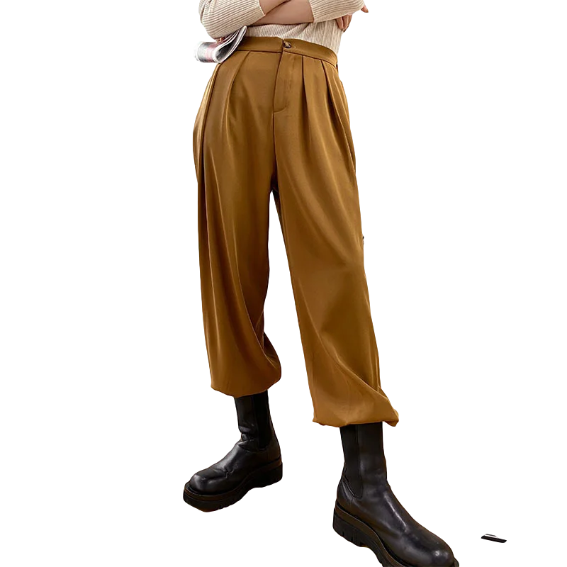 LANMREM 2021 Autumn Winter New Arrival Loose All-match Black Street Wear Wide Leg Elastic Waist Wide Leg Pants For Women 2A2455
LANMREM 2021 Autumn Winter New Arrival Loose All-match Black Street Wear Wide Leg Elastic Waist Wide Leg Pants For Women 2A2455